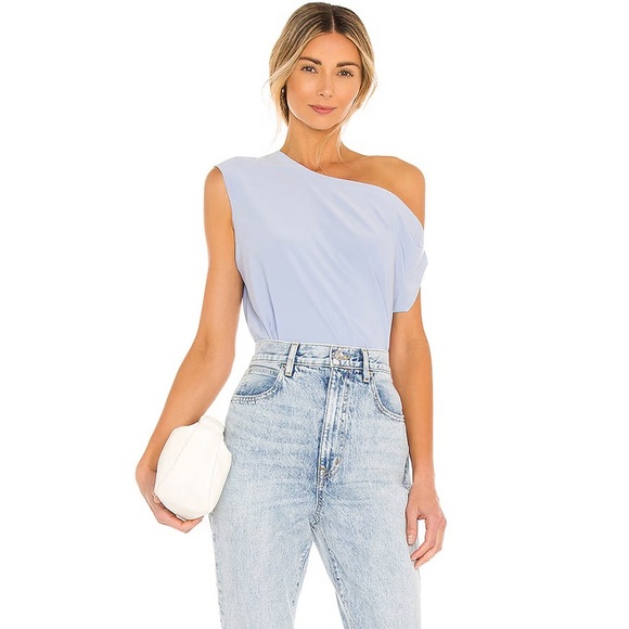 Norma Kamali Drop Shoulder Top in Celestial Blue Size XS - Picture 2 of 2